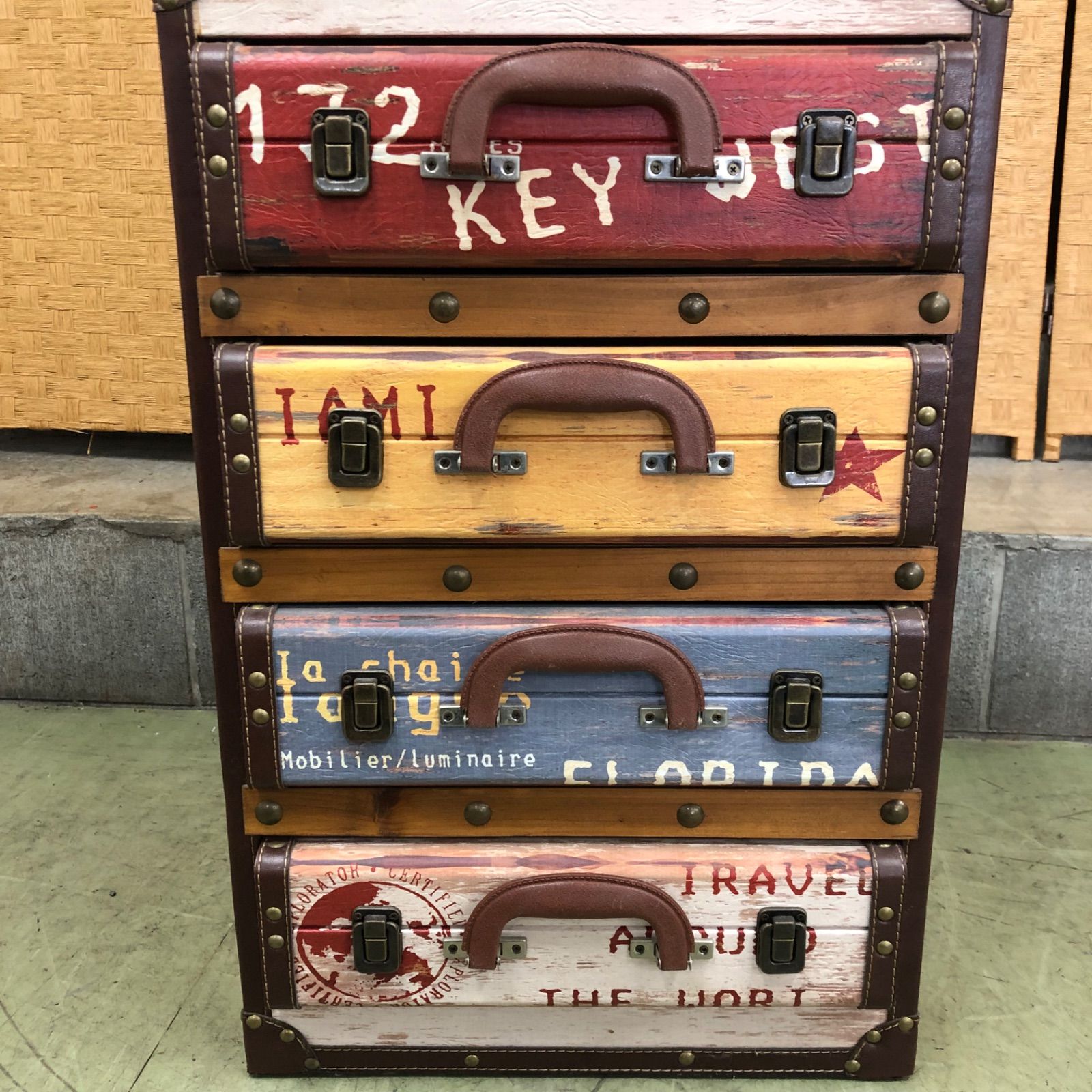 レザートランクチェスト