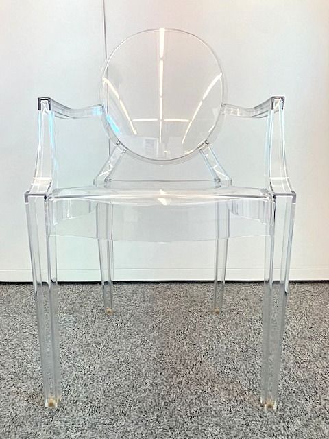 F Kartell カルテル ルイゴースト クリスタル アームチェア