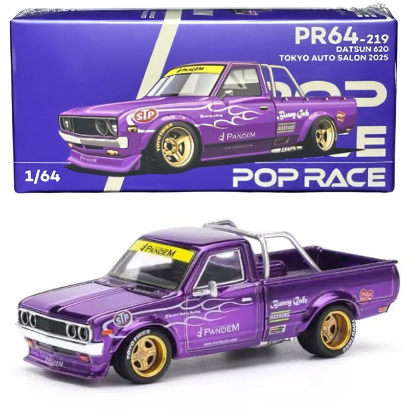東京オートサロン2025限定 POP RACE 1/64 ダットサン620 3台 東京オートサロン2025限定 POP RACE 1/64 ダットサン620 - メルカリ