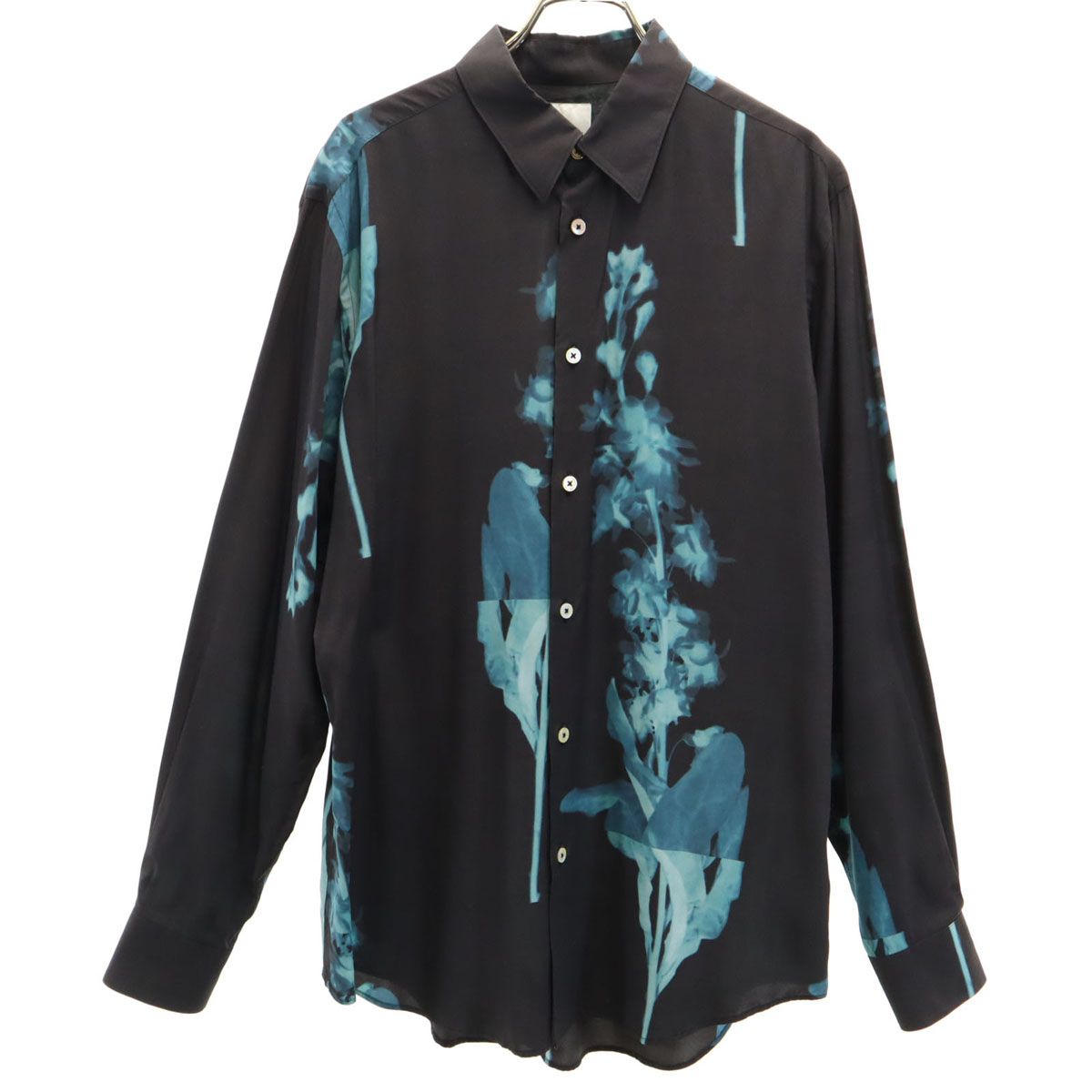 Paul Smith ポールスミス 日本製 ヒマワリの茎 長袖 シャツ L