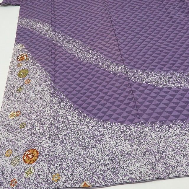 正絹 千地泰弘落款