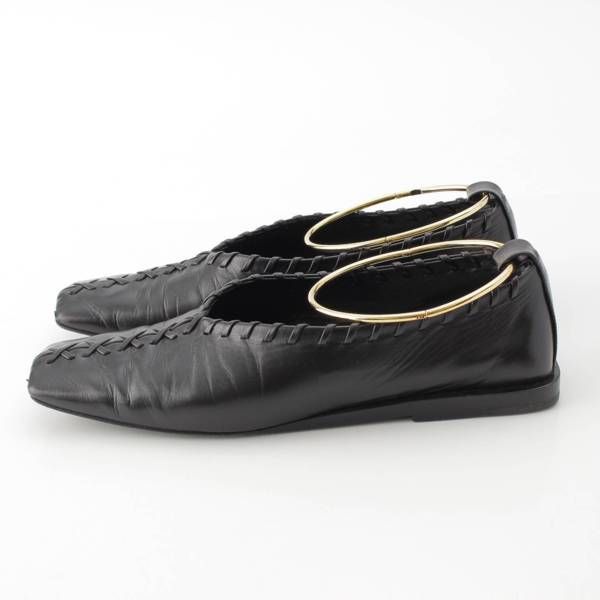 JIL SANDER アンクレット スクエアトゥ パンプス バレエシューズ Jil sander＊Ballerinas アンクレット付 バレエシューズ＊送料込