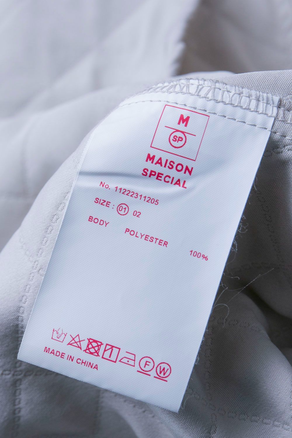 MAISON SPECIAL メゾンスペシャル プライムオーバーキルティングシャツ