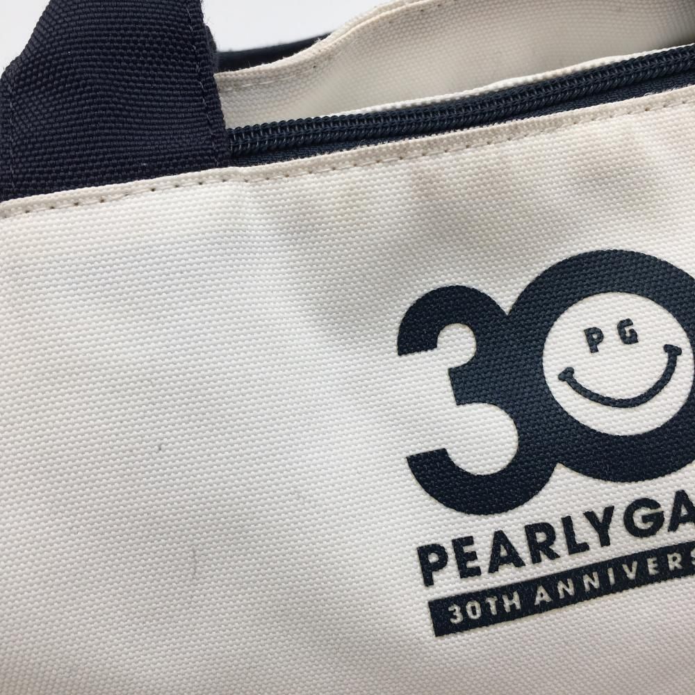 パーリーゲイツ カートバッグ 白×ダークネイビー 30周年 ニコ パーリーゲイツ カートバッグ 白×ダークネイビー 30周年 ニコ