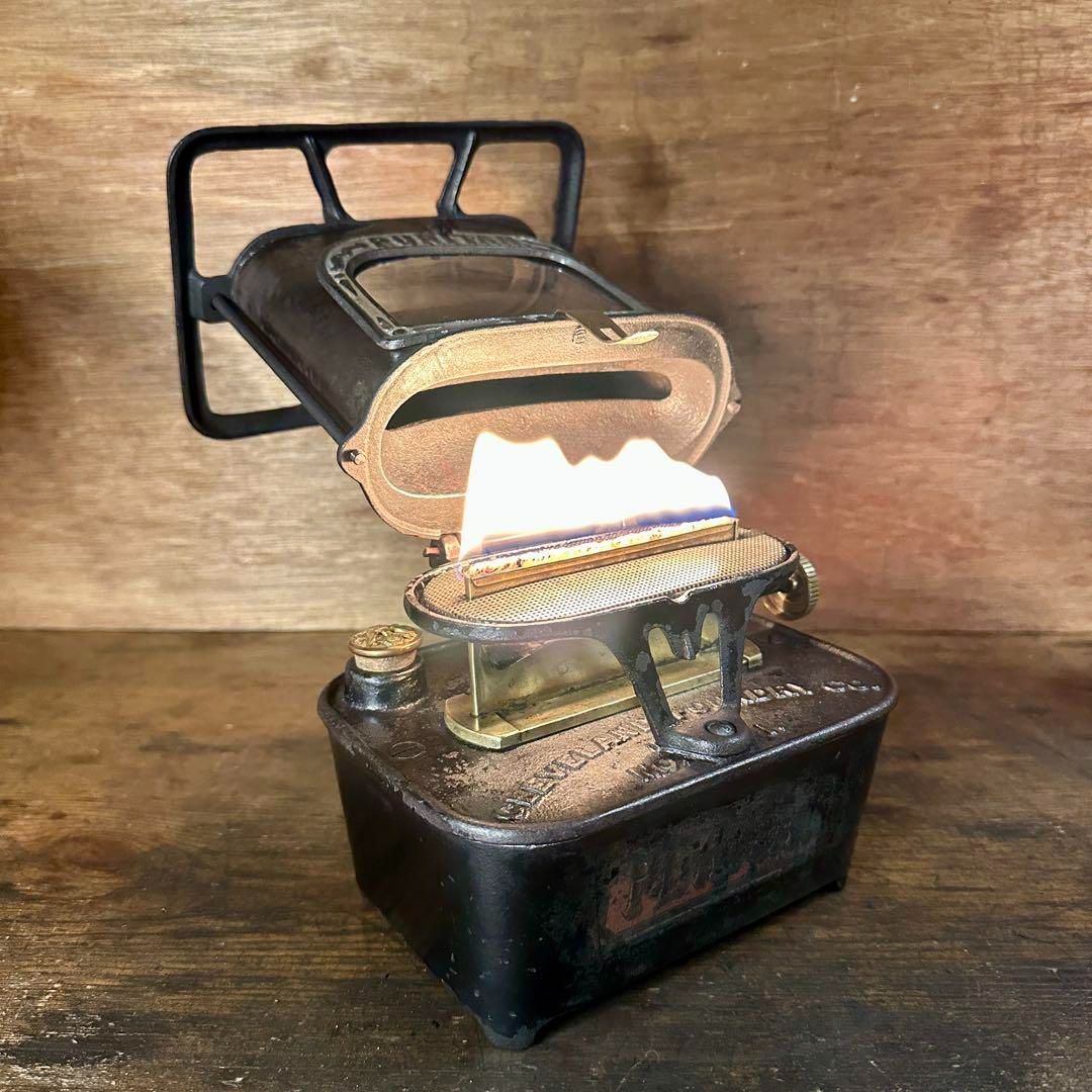 レア個体　アイロンストーブ　Puritan 美品】アイロンストーブ PURITAN ランプストーブ SADIRON