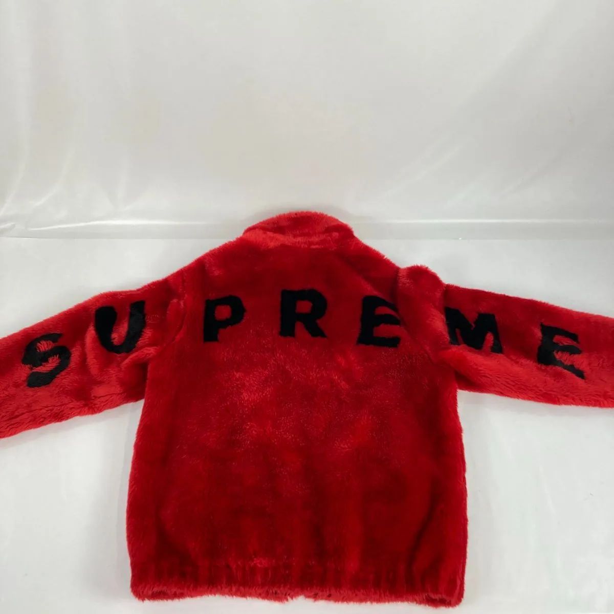 Supreme シュプリーム 17SS Faux Fur Bomber Jacket フェイク ファー ボンバー ジャケット Sサイズ レッド 中古  00002ma◇128 - メルカリ