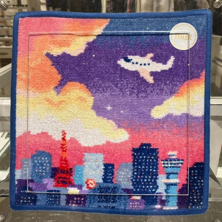 FEILER フェイラー 伊勢丹羽田空港限定 タオルハンカチ 新品未開封 新品未開封品｣フェイラー タオルハンカチ ブルー イセタン羽田限定