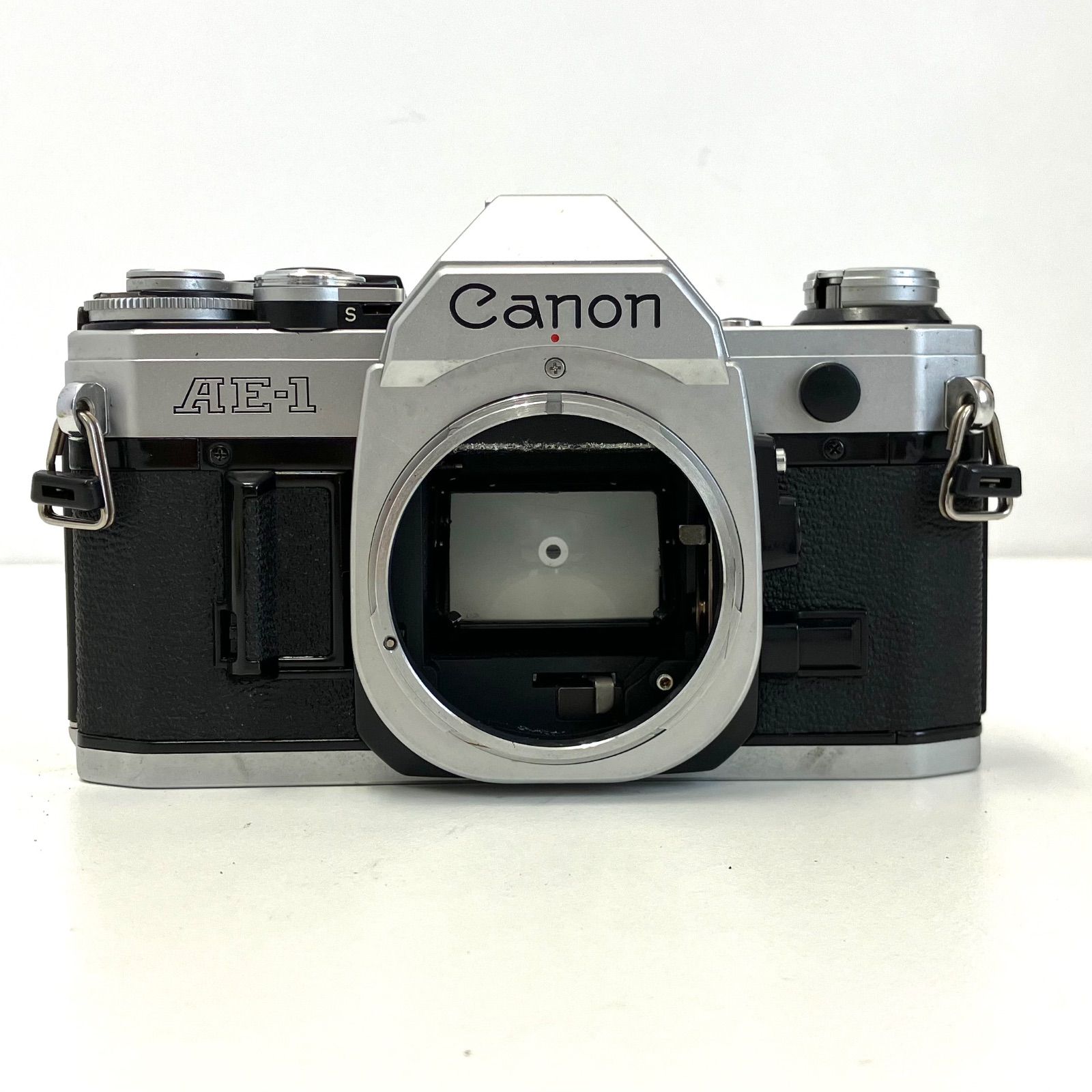 モルト張替え済・塗装ハゲあり★Canonキャノン AE-1 ボディ #18166 モルト張替え済・塗装ハゲあり☆Canonキャノン AE-1 ボディ