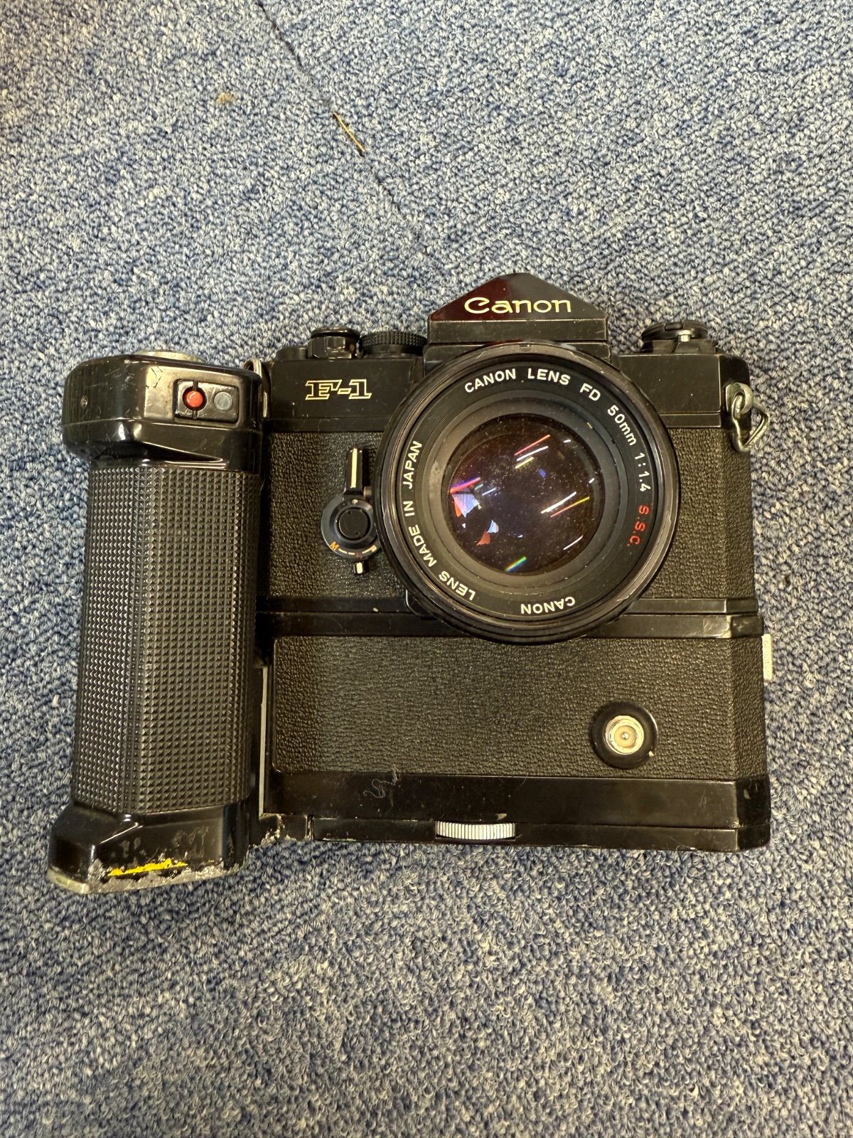 Canon F-1 キヤノン ブラック CANON LENS FD 50mm 1 1.4 S.S.C. 一眼レフ フィルムカメラ