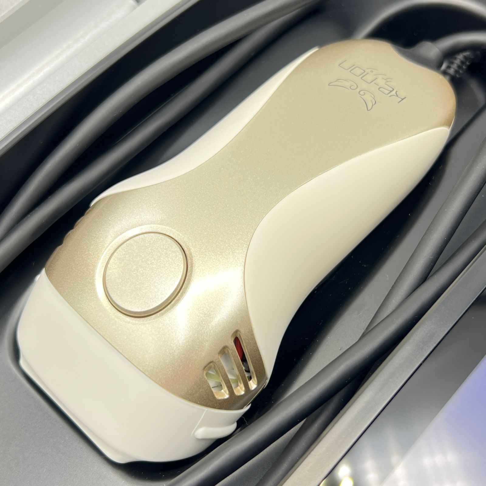 ケノン 6.3 脱毛器 美品】ケノン Ver.6.3 眉脱毛あり カートリッジ2点 ラージ+