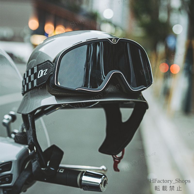 ハーフヘルメット 半キャップ 半ヘル 軽量 ヘルメット DOT承認 オートバイク用 バイクヘルメット レトロ 軽量 耐久性 安全性 通気性 男女兼用 シルバー メタリックグレー A147