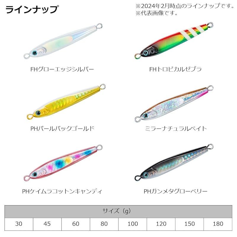ダイワ(DAIWA) タングステンジグ ＴＧベイト１８０ ミラーナチュラルベイト 1 TGベイト(ルアー)｜DAIWA
