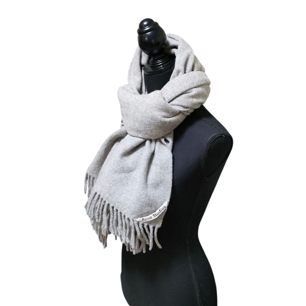 acne studios マフラー ストール グレー 正規品 ACNE STUDIOS｜アクネ