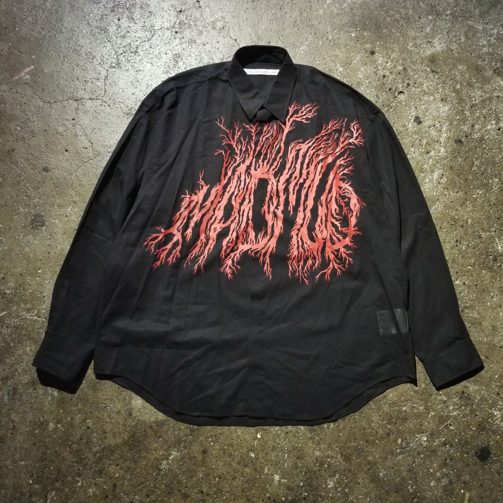 ジョンローレンスサリバン✨️美品 迷彩 パンツ シャツ セットアップ JOHN LAWRENCE SULLIVAN 22ss MAD MUD SHIRT 46 ジョン