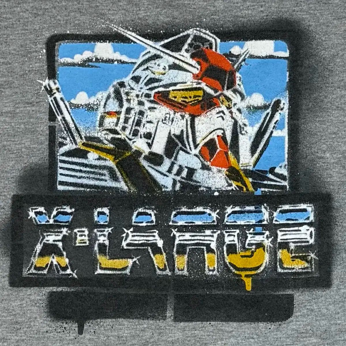 00s ヴィンテージ エックスラージ X ー LARGE ガンダム 半袖 Tシャツ USA