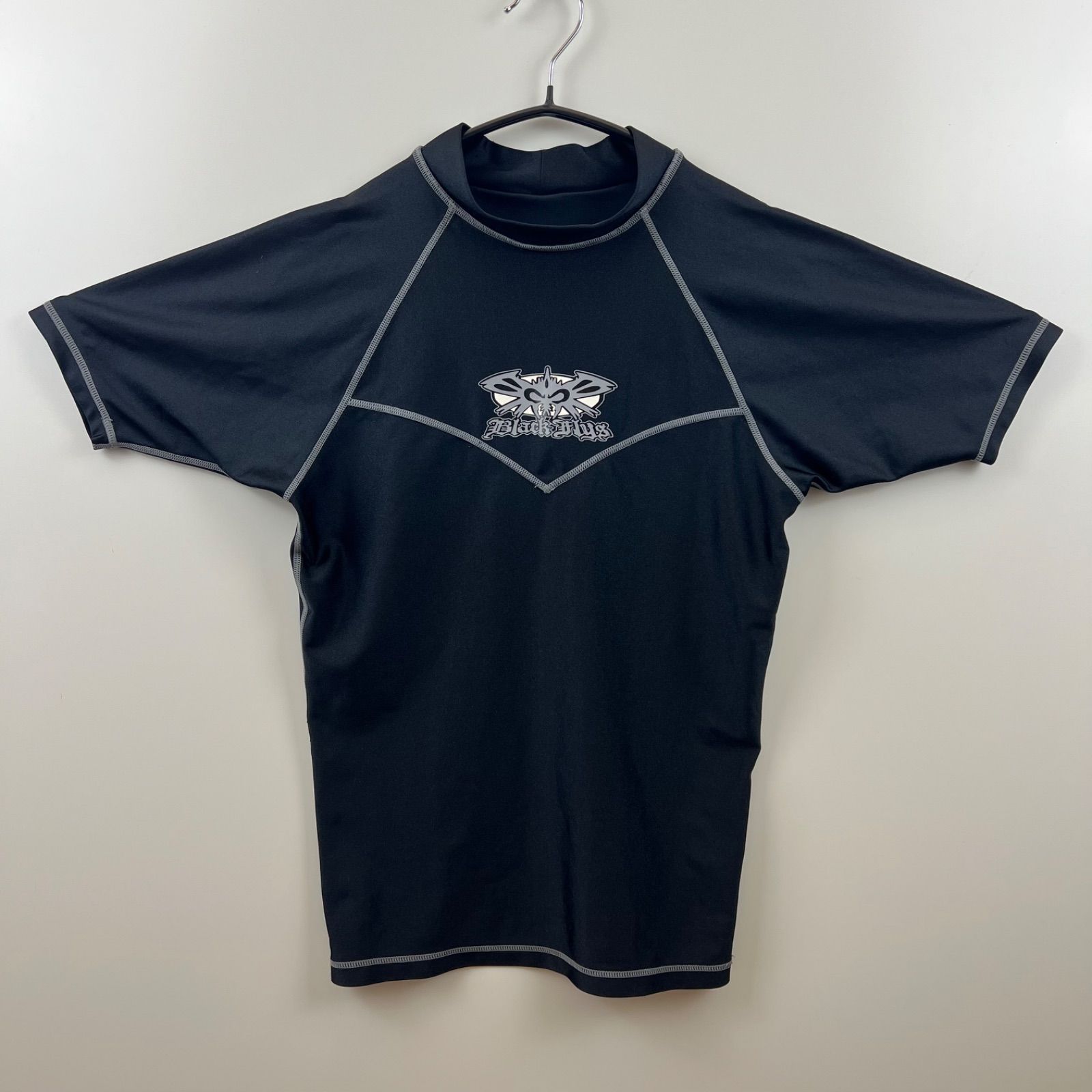 BLACK FLYS 00s y2k SWIM TOPS L ブラックフライ 半袖