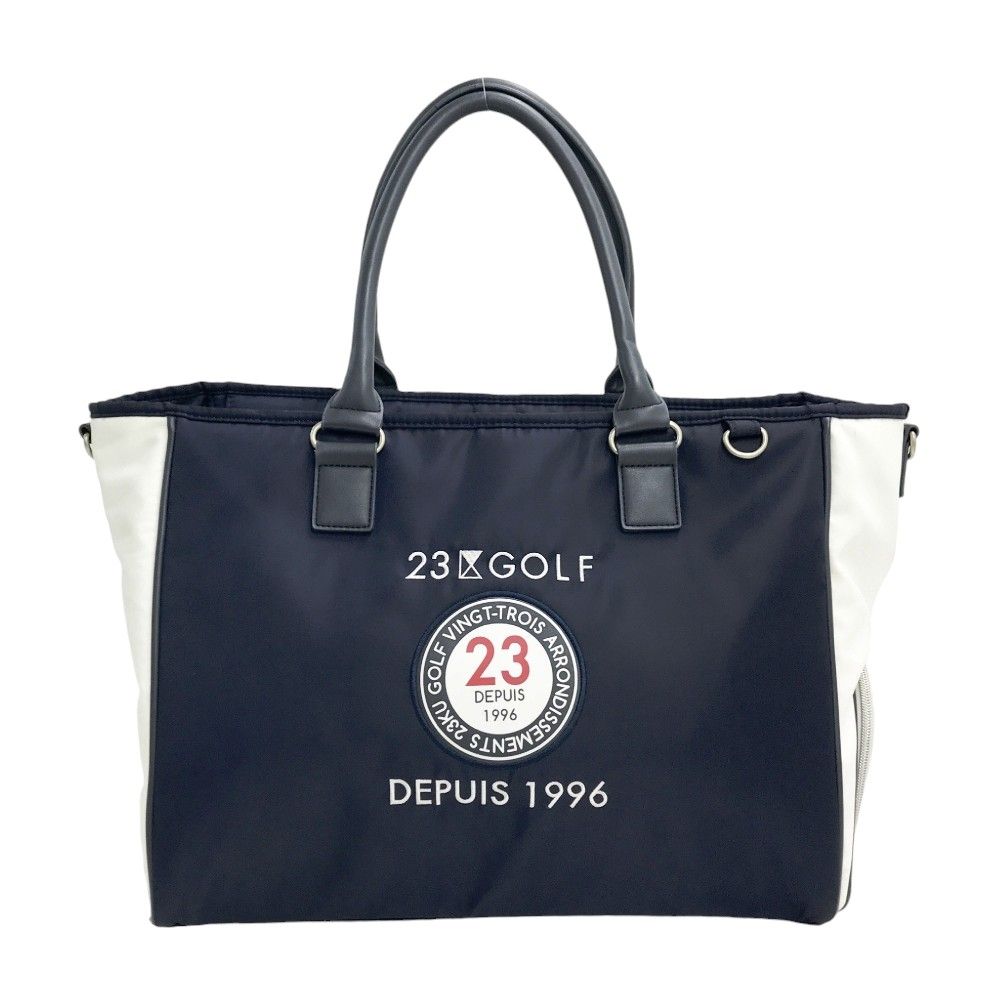 23区GOLF ネイビー ロゴ入り ゴルフバッグ 23区GOLF ネイビー ロゴ入り ゴルフバッグ 中古 23区ゴルフ 23区
