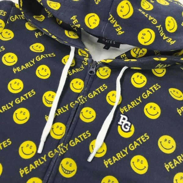 PEARLY GATES パーリーゲイツ スウェットジップパーカー O