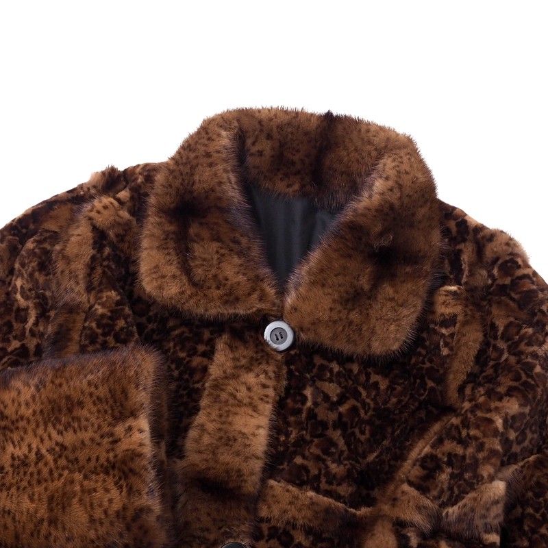 送料込み　ミンク　ハーフコート　黒　　　469-1N8 ミンクのハーフコート 送料込み ミンク ハーフコート 黒 469-1N8 楽天