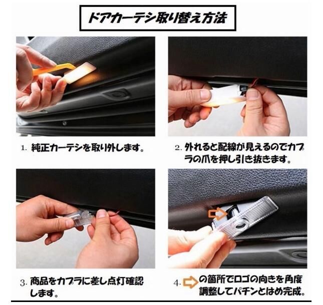 NEWタイプ 高性能 BMW LED HD ロゴ プロジェクター ドア カーテシランプ X1/X3/3/5/6/7 シリーズ ビーエムタブリュー  E63/E64/F06/F02 - メルカリ