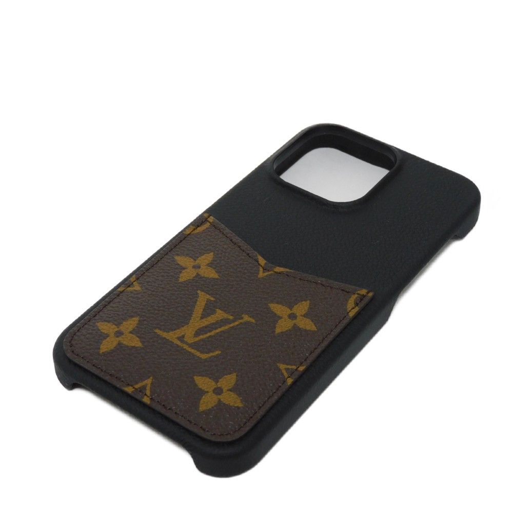 LOUIS VUITTON - LOUIS VUITTON ルイ・ヴィトン iPone バンパー15 Pro MAX 現行 LVロゴ フラワー マロン ブラウン ブラック 未使用 モノグラム ノワール スマホケース M82888 LOUIS VUITTON ルイ・ヴィトン iPone バンパー15 Pro MAX 現行
