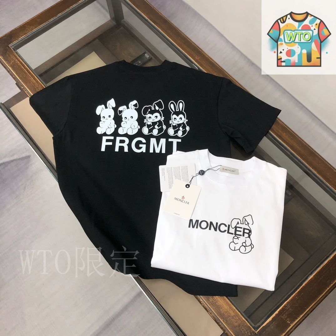 ♪直営店♪Moncler 25SS コットンTシャツ 直営店] 安心送料関税込! MONCLER 25SS ロゴ付コットンTシャツ