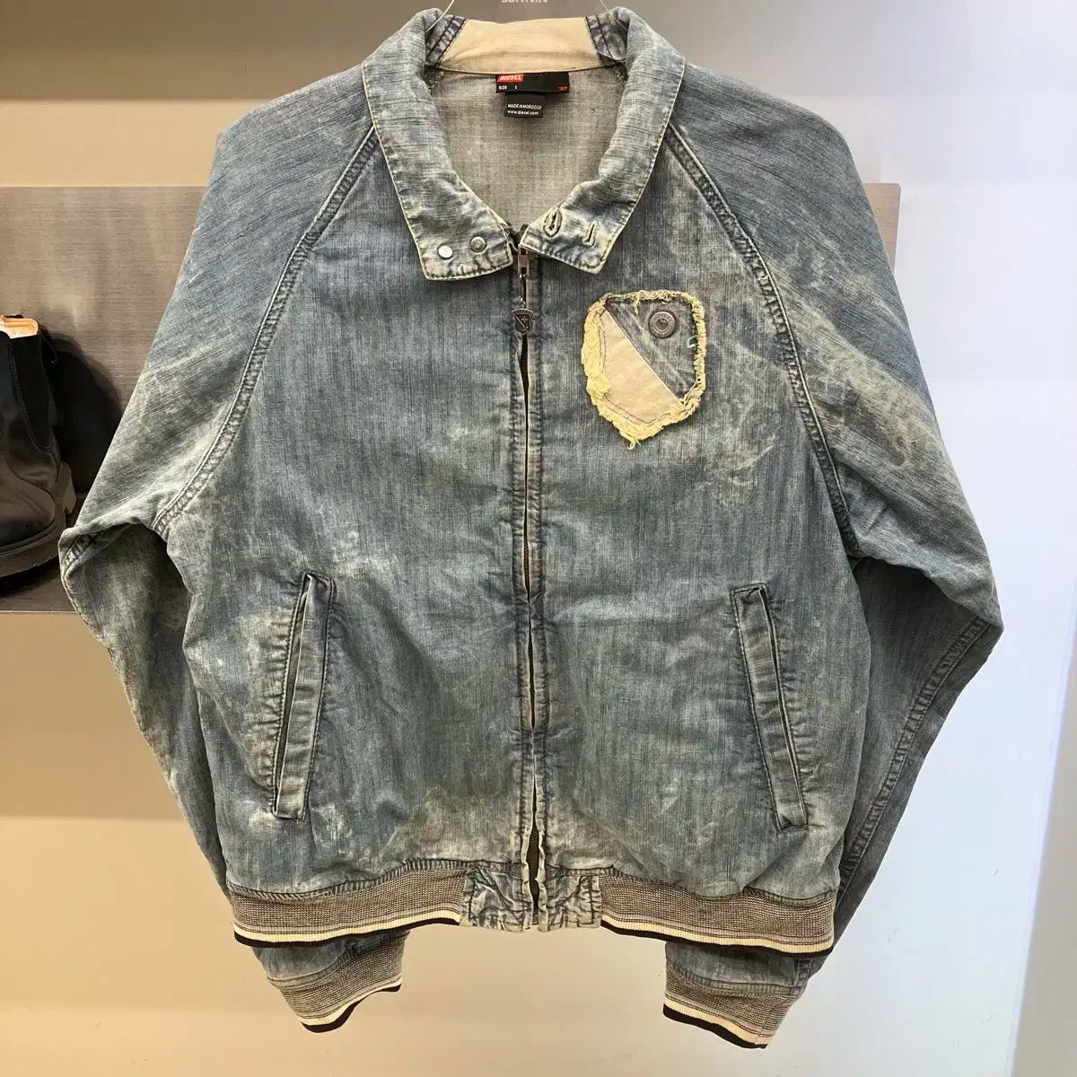 DIESEL(ディーゼル) ウォッシング デニム ブルゾン