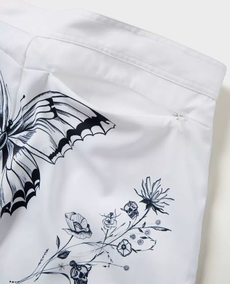 NEIGHBORHOOD Dr. Woo Short Pants White | slamjam | REVERSIBLE