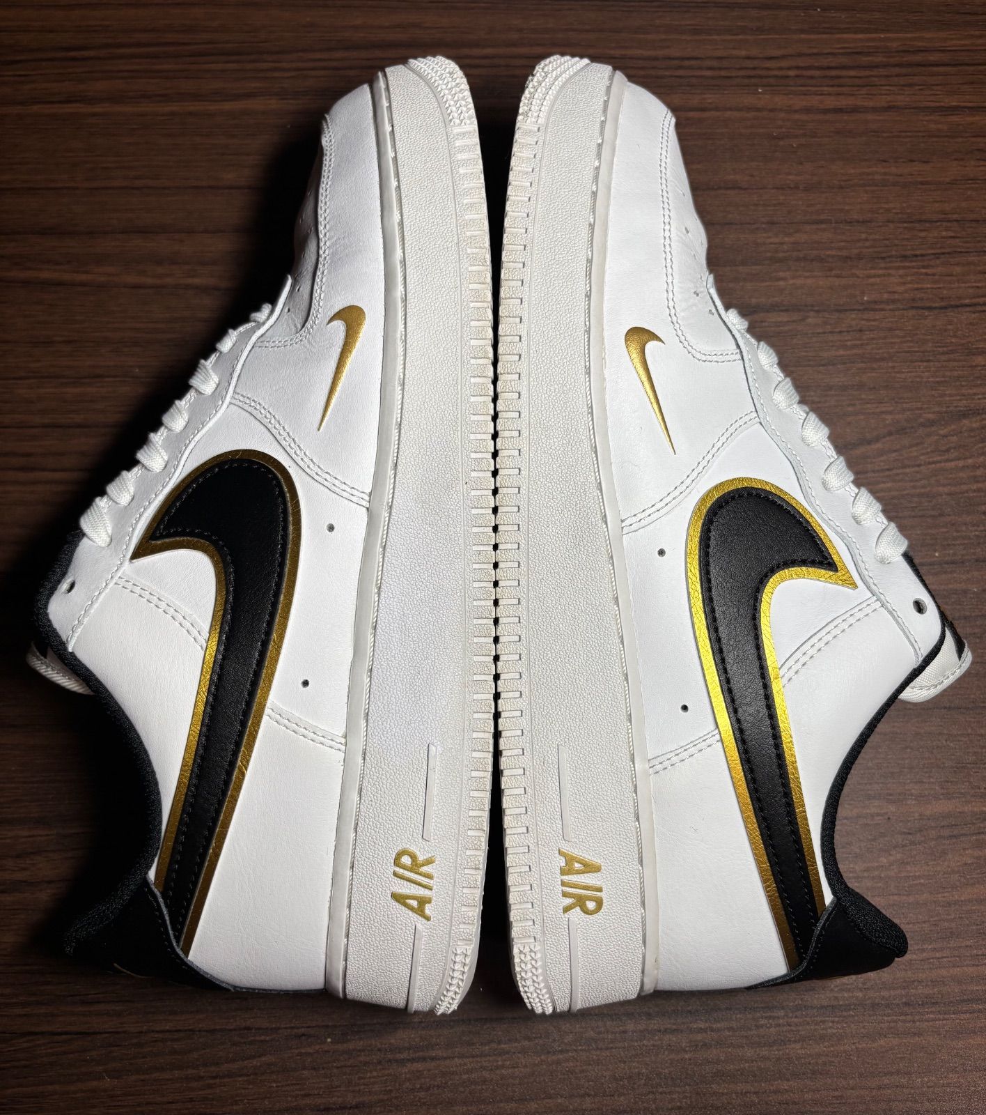 ナイキ エアフォース1 ロー ダブルスウッシュホワイト中古品 size27.0㎝ ナイキ エアフォース1 ロー ダブルスウッシュ ホワイト 中古品