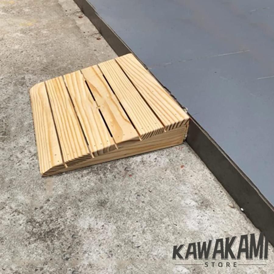 高さ7cm 8cm 9cm 10cm 11cm 12cm 13cm 14cm 15cm木製車椅子用スロープ敷居スロープ ポータブル私道スロープ 滑り止めガレージスロープ