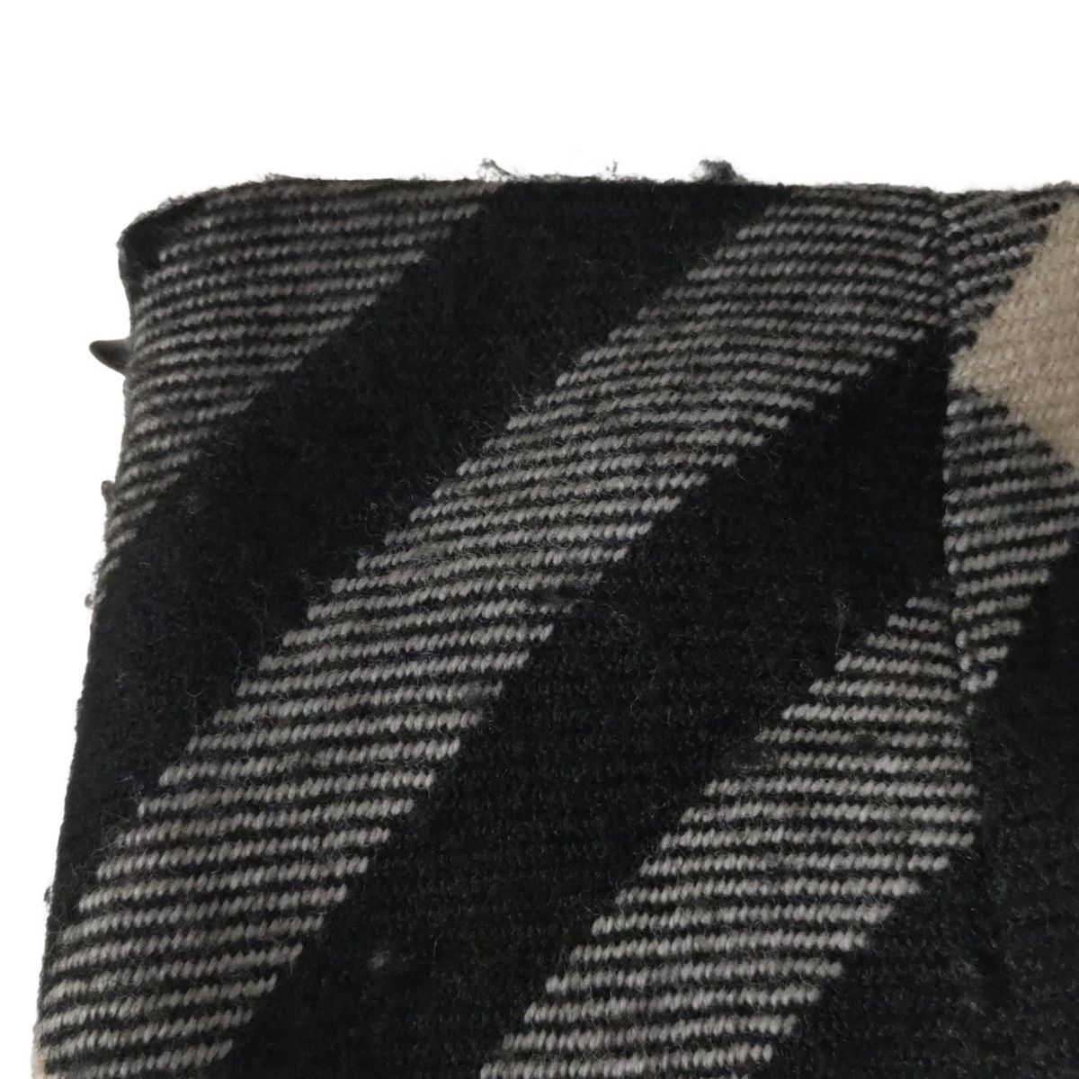 BURBERRY LONDON 綺麗な黒 定番チェック マリンテイスト タグ付き BURBERRY LONDON ENGLAND 新品タグ付シルク
