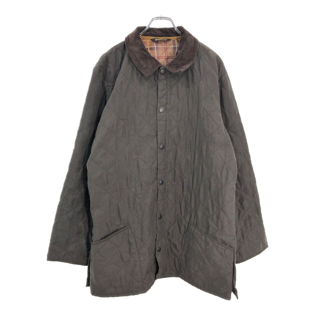 Barbour バブアー NEW CLASSIC ESKDALE エスクデール キルティングジャケット ブラウン メンズ M 古着 v4185