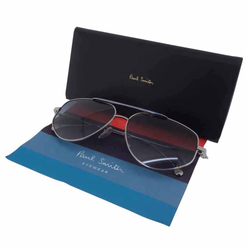 ポールスミス サングラス Paul Smith 眼鏡 白渕 Paul Smith サングラス ブラウンレンズ ゴールドフレーム ポール