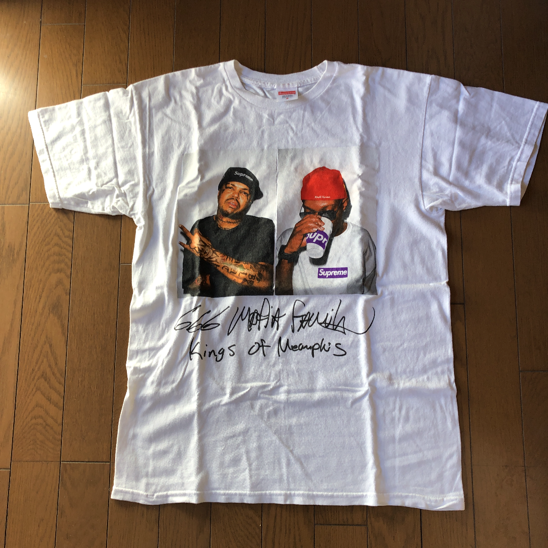 シュプリーム フォトtシャツ ２枚 ナズ NAS three six Mafia