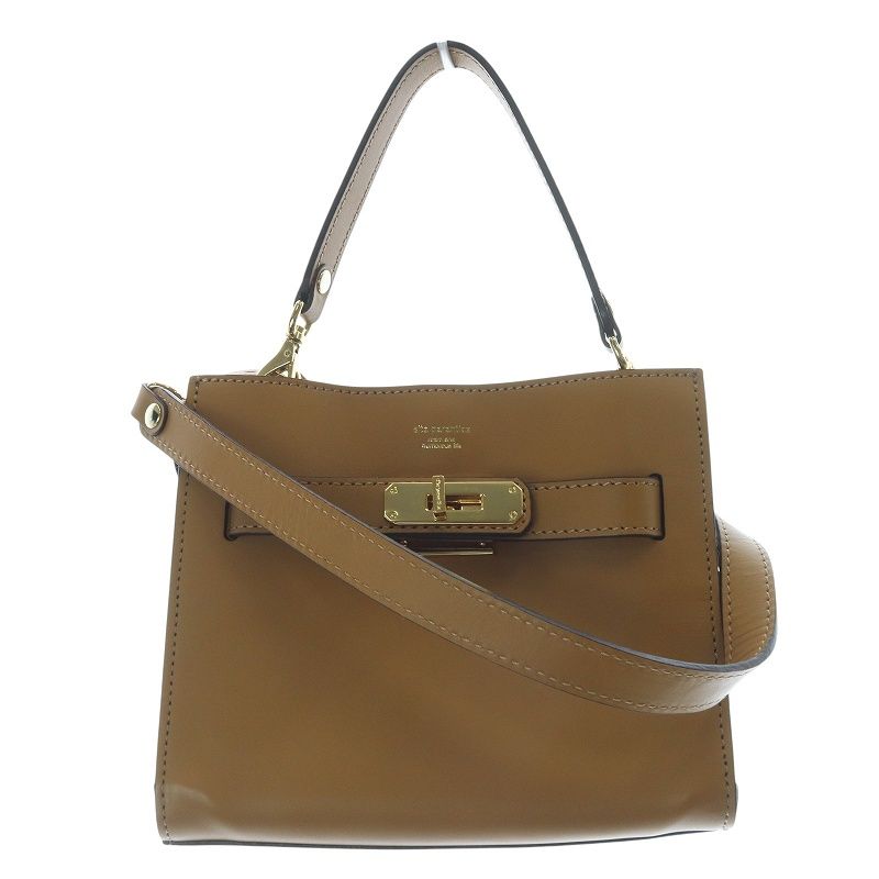 シータパランティカ SITA PARANTICA 24SS LEATHER MINI バッグ ショルダーバッグ ハンドバッグ 2way レザー 茶色