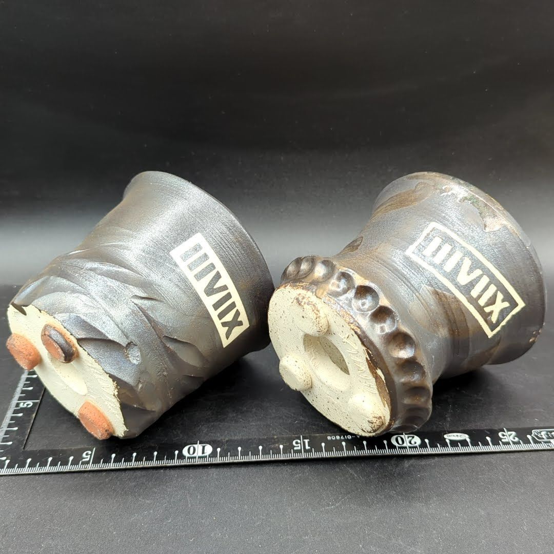《現行モデル-2個セット-》  Mトール 『JIPANGU -ジパング-』 【JP-M2_0409】 IIIVIIX イーヴィックス 陶器鉢 植木鉢 観葉植物 多肉植物 アガベ 塊根植物 グラキリス 亀甲竜 エケベリア ハオルチア