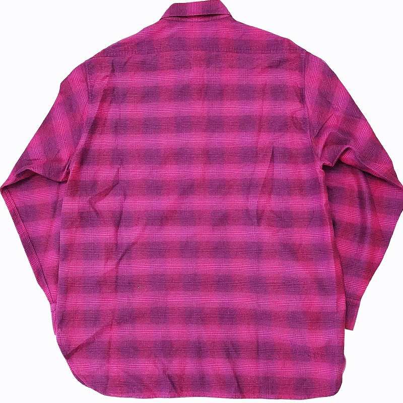 COMOLI 21AW ウールシルクシャツ ピンク COMOLI ウールシルク ワークシャツ | Less Higashikawa