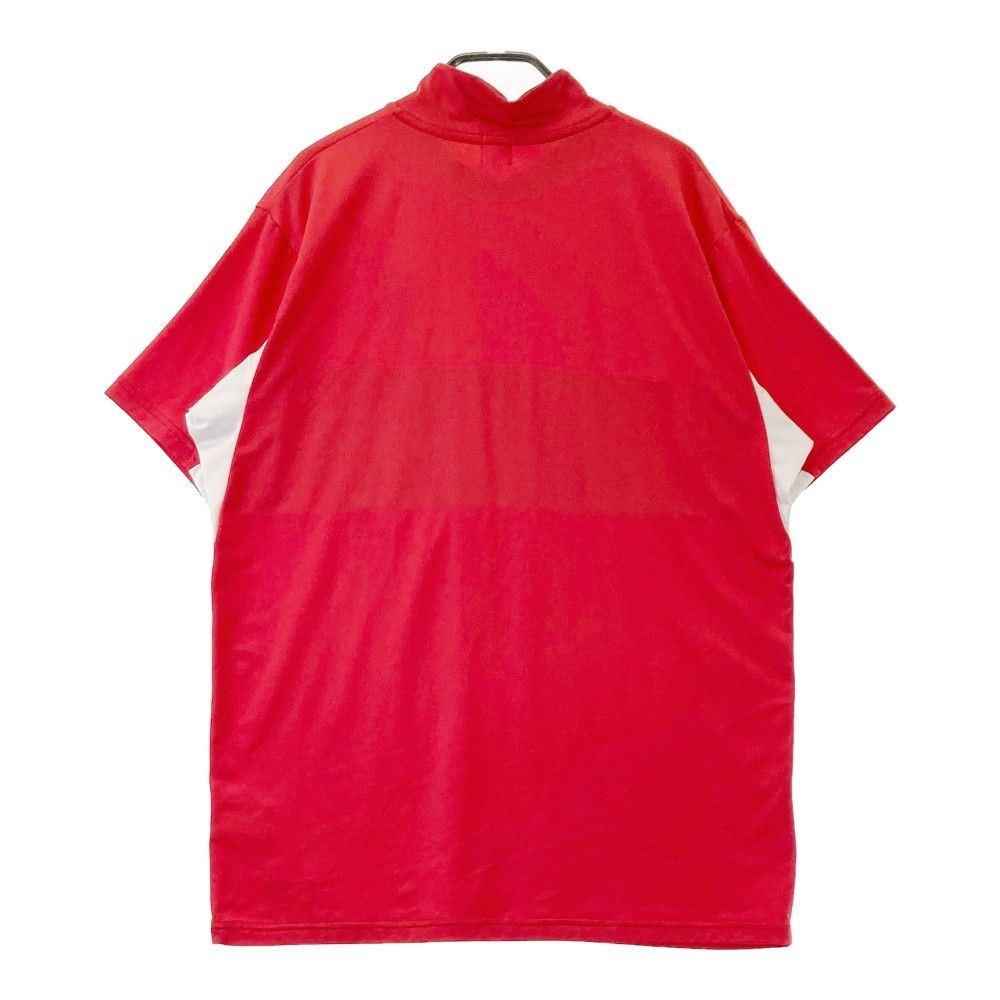 サイズ：48 ARCHIVIO アルチビオ  モックネック半袖Tシャツ  レッド系 [240101445272] ゴルフウェア メンズ ストスト サイズ：48 ARCHIVIO アルチビオ モックネック半袖Tシャツ