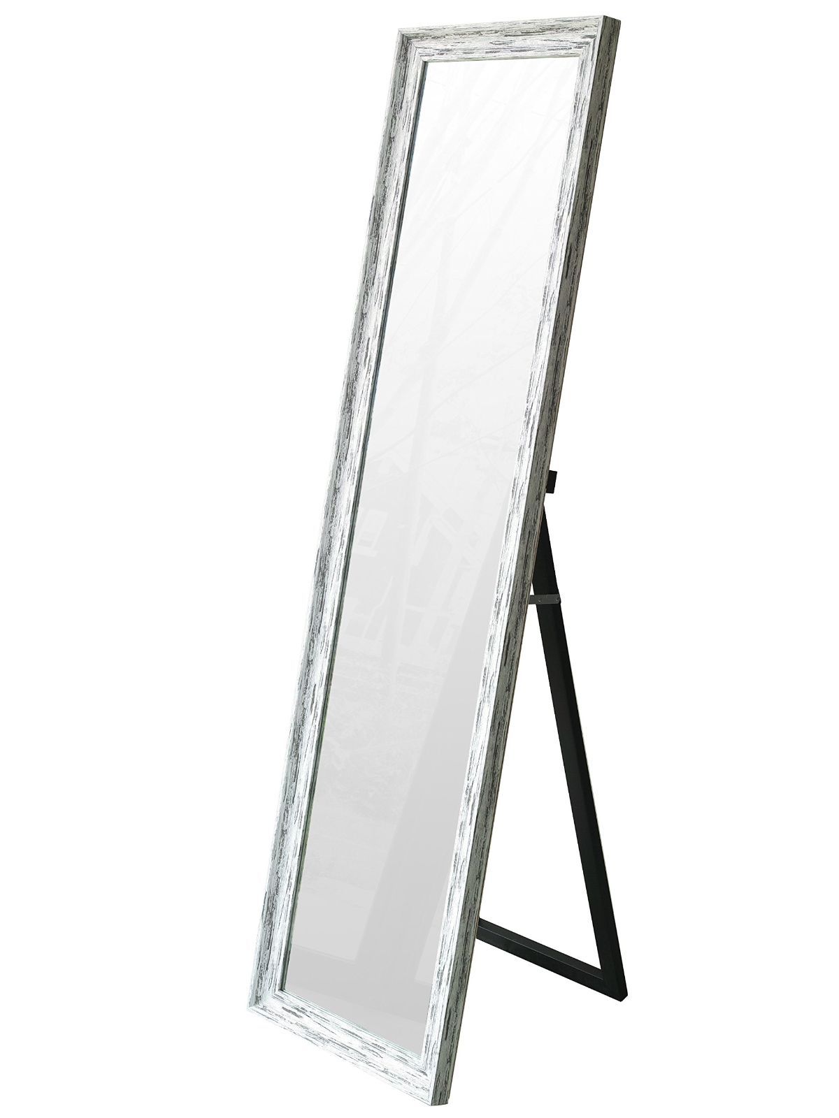 【☆美品☆】アンティーク調 姿見 スタンドミラー シャビーシック フレンチ♡ 経年したような風合いの塗装をしたシャビーシックなスタンドミラーです