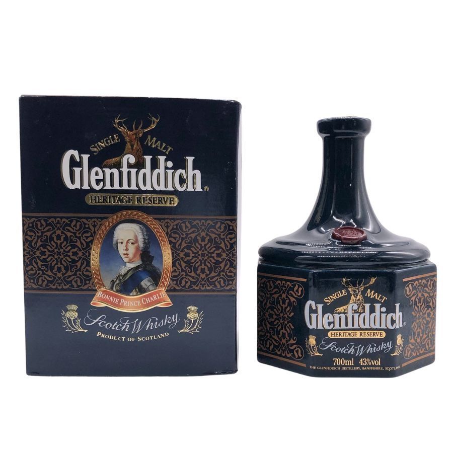 グレンフィディック ヘリテージ リザーブ シングルモルト 黒陶器 700ml グレンフィディック ヘリテージ リザーブ シングルモルト 黒陶器
