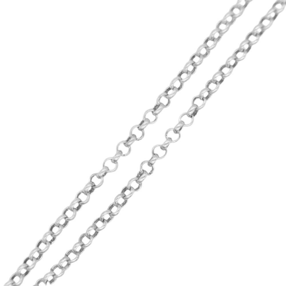 新品正規店購入クロムハーツ シルバーロールチェーン 18インチ レシート原本あり CHROME HEARTS クロムハーツ（原本有） 18inch NECKCHAIN R18