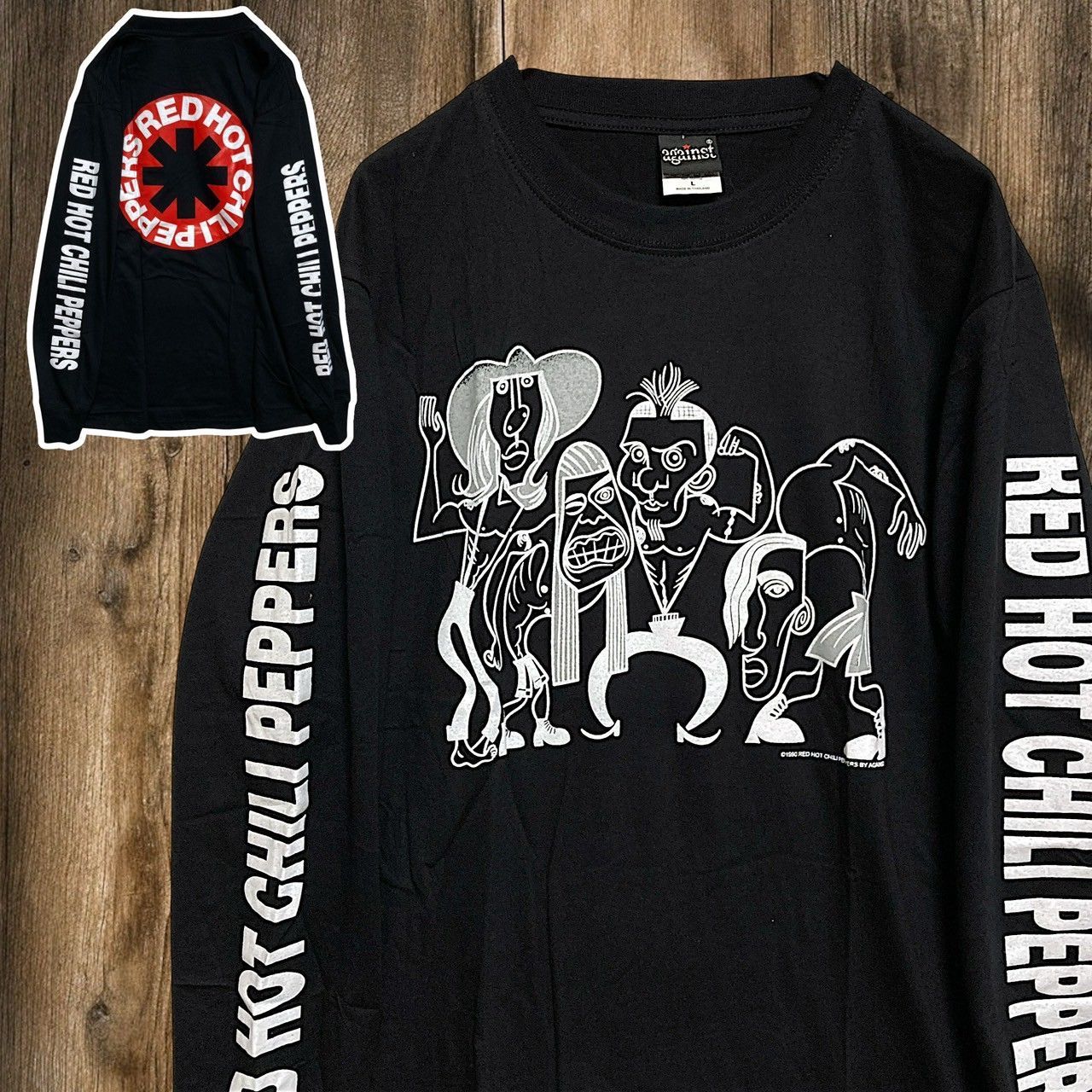 ⭐︎ レッドホットチリペッパーズ RED HOT CHILI PEPPERS ピカソ 黒