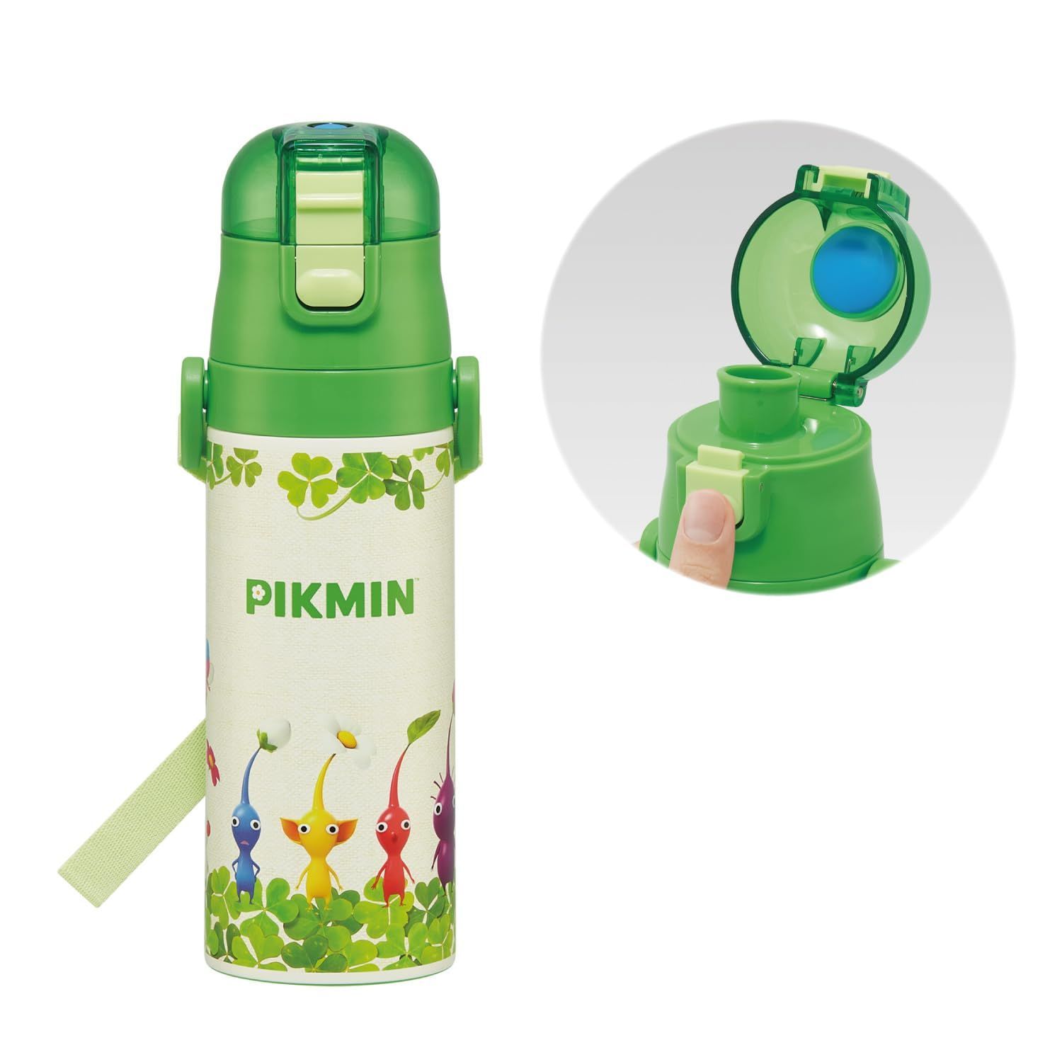 【特価商品】470ml ピクミン 直飲み 子供に優しい軽量タイプ 保冷専用 水筒 waterbottle スポーツボトル ステンレス かわいい キッズ 子供用 子供 こども スケーター(Skater) 水瓶 SDC4-A