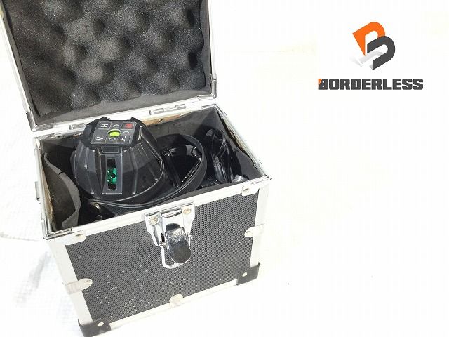 品 RunChuan 5ライン グリーンレーザー墨出し器 RC-885G バッテリ1個 充電ケーブル ケース付 レーザー墨出し機