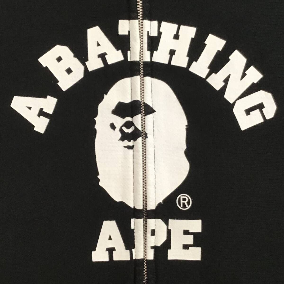 APE MAD Face カレッジ ロゴ パーカー ブラック M シャーク 楽天市場  