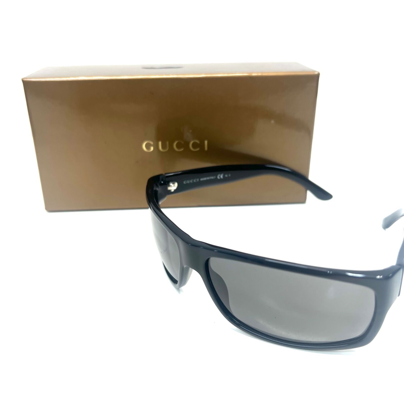 美品】GUCCI グッチ サングラス GG1001/S 黒 ブラック メンズ 