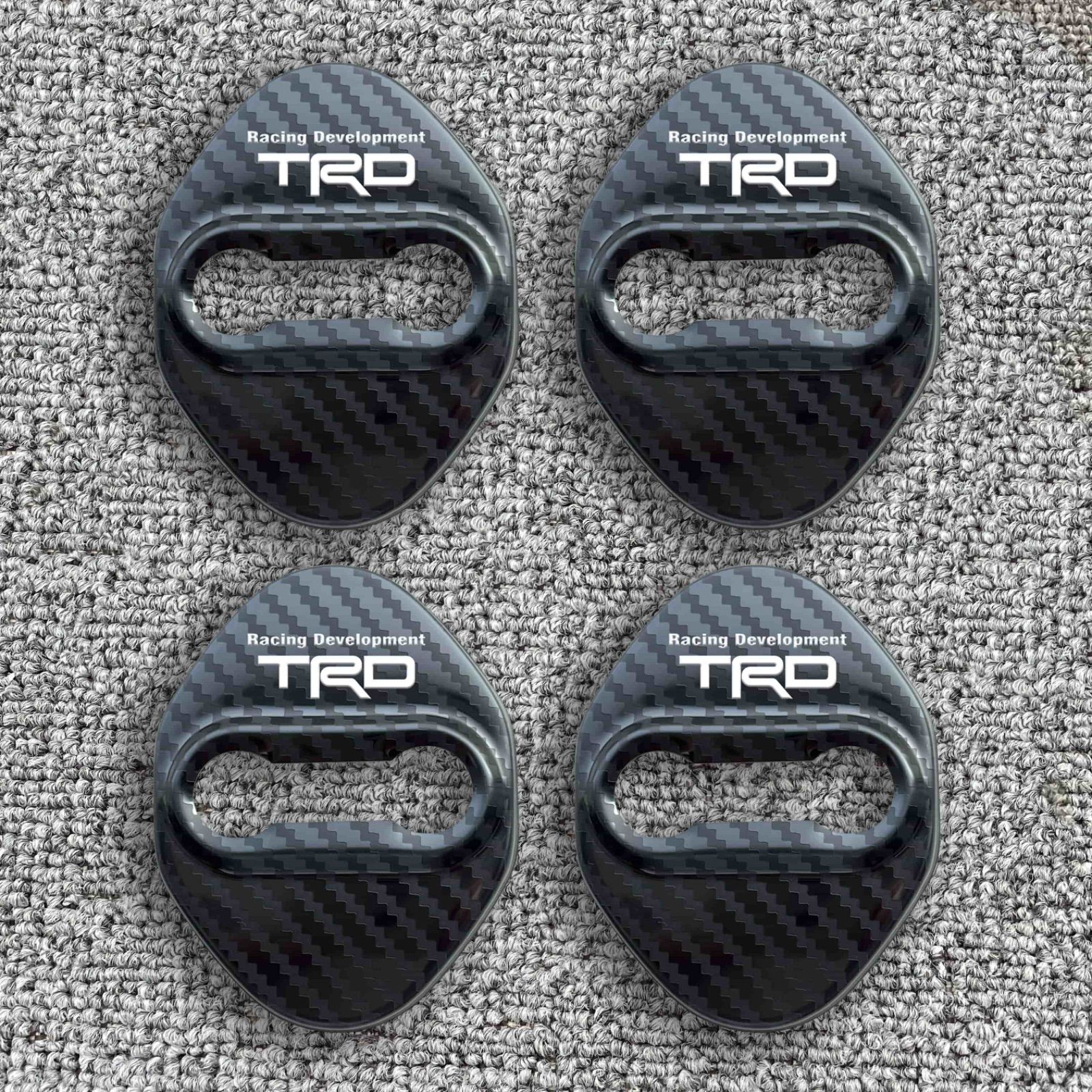 TRD トヨタ ドアストライカーカバー ドアロックカバー 4個セット