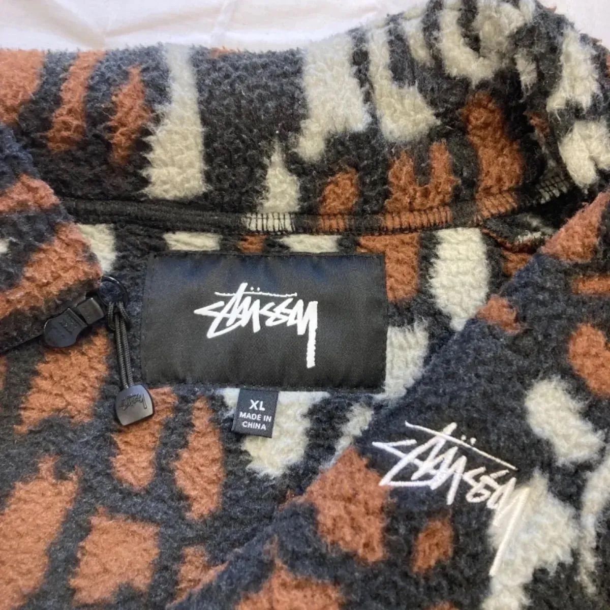 stussy ステューシー フリース ジャケット リアルツリー 