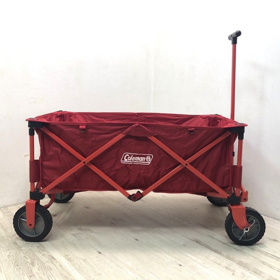コールマン アウトドアワゴン レッド コールマン アウトドアワゴン