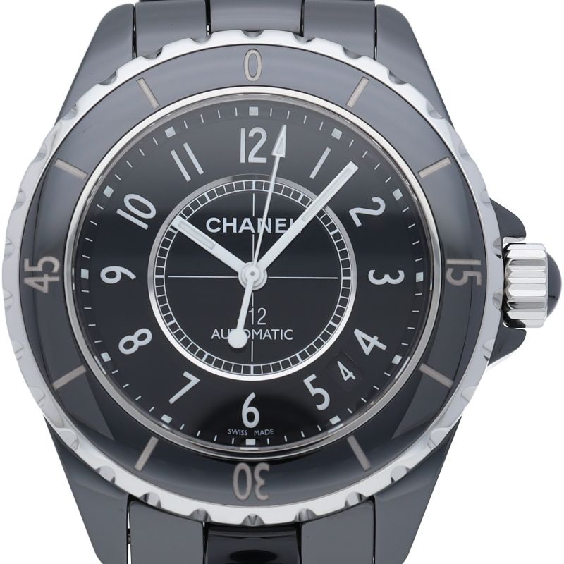 シャネル J12 ウォッチ 38mm オートマチック 新型バックル H0685  